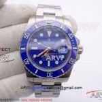 Perfect Replica Rolex Submariner Data 40mm Blue Face/Ceramic Bezel 116610LN Watches